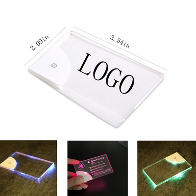 LED Business Card Holder