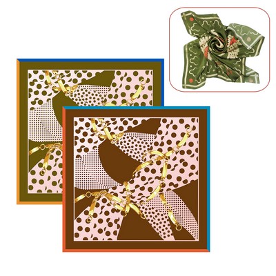 Soft Imitated Silk Square Scarf