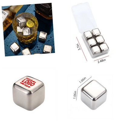 304 Stainless Steel Reusable Ice Cubes