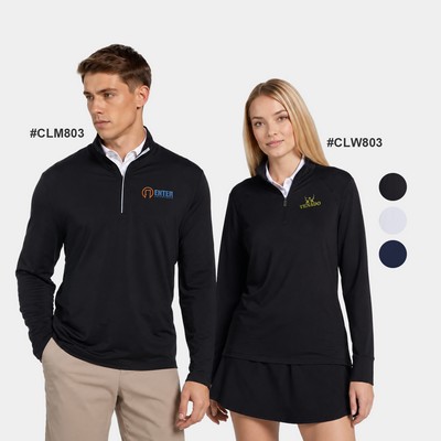 Callaway® UPF50 French Terry Women's Performance 1/4-Zip with Custom Logo