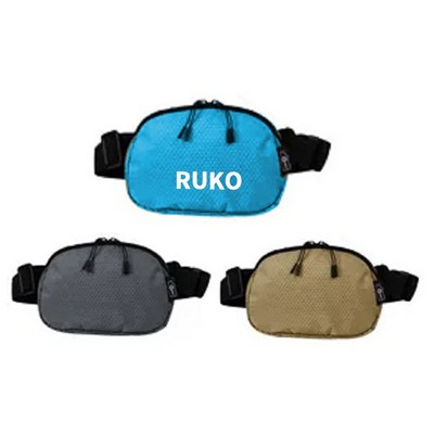LoopMate RPET Waist Bag - Water-Resistant Crossbody Belt Bag