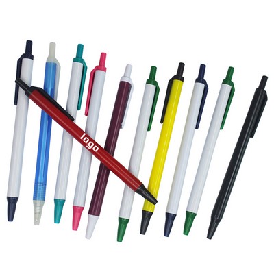 Cap Action Retractable Ballpoint Pen