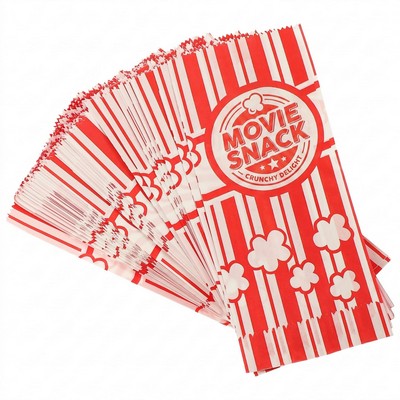 Compact Paper Popcorn Treat Pouch
