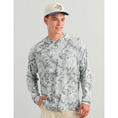 Huk® Men's Ultra-Light Fishing Hoodie with Custom Logo
