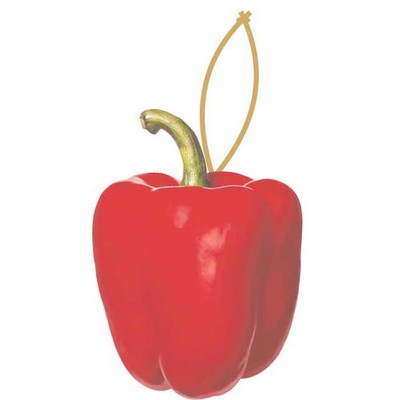 Bell Pepper Promotional Ornament w/ Black Back (6 Square Inch)