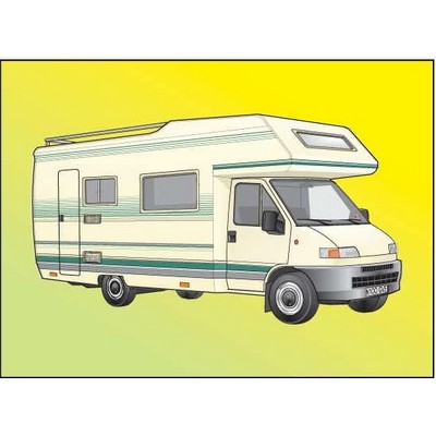 Recreational Vehicle 2 Metal Photo Magnet (2 1/2"x3 1/2")