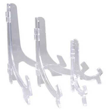 Clear Plaque Easel - Holds 4"x6" and 5"x7"