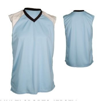 Women's Cool Mesh V-Neck Jersey Shirt w/ Contrasting Front Shoulder Panel