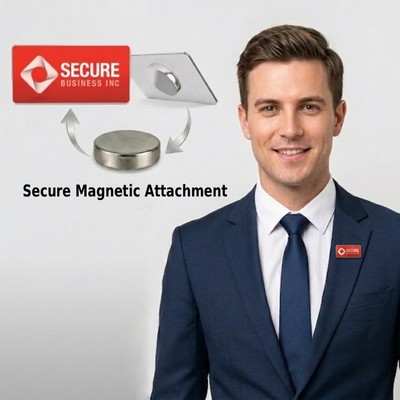 Standard Rectangle Magnetic Lapel Pin