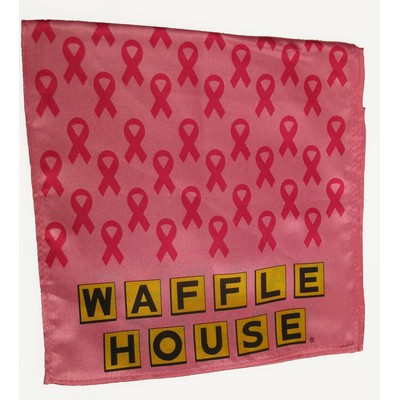 Silk Scarf With Custom Logo 24 X 24"