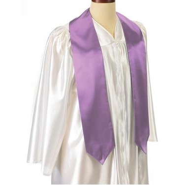 Custom 72" Graduation Sash - Lavender Purple