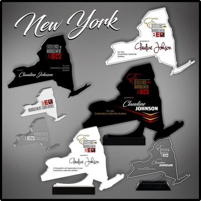 11" New York Black Budget Acrylic Award