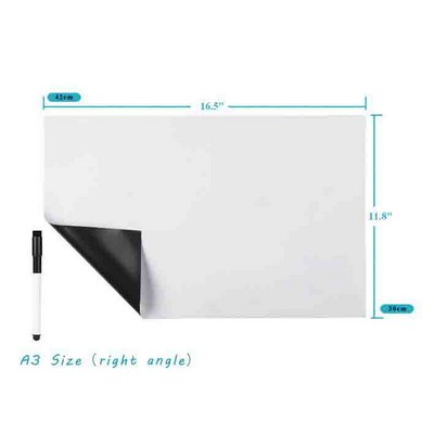 Magnetic Dry Erase Whiteboard Sheet For Fridge