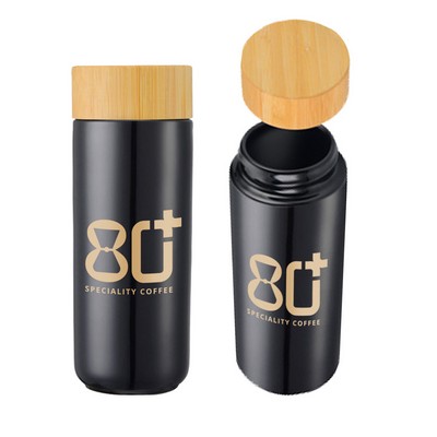 Bamboo Lid Ceramic Tumbler