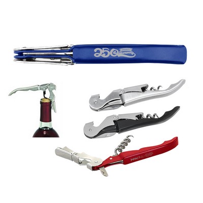 America 250 Professional Metal Wine Opener/Corkscrew