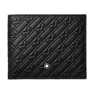 Luxury Line Montblanc M Gram Leather Debossed 8CC Wallet