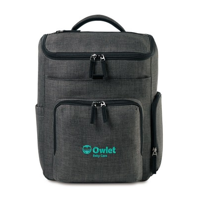 Reagan Recycled rPET Diaper Backpack - Charcoal Heather