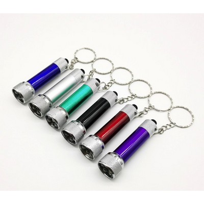 Mini 5 Led Aluminum Flashlight Keychain