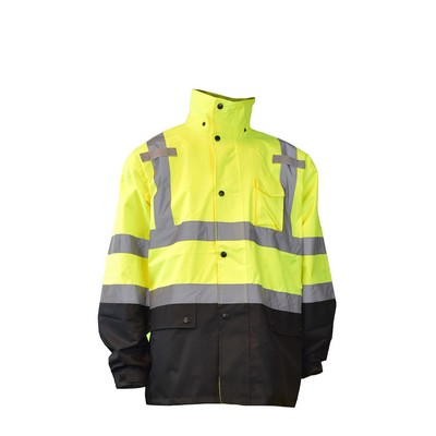 Radians® General Purpose Rain Jacket (Hi-Vis Green)