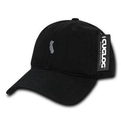 California Map Baseball Cap