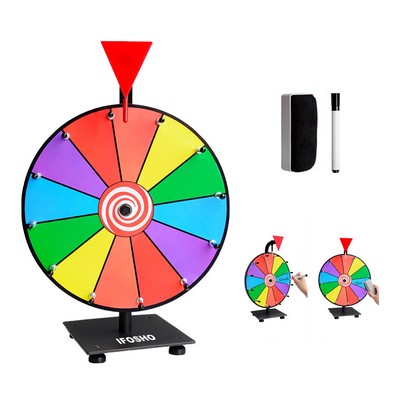 12" Heavy Duty Spinning Prize Wheel with 12 Color Slot