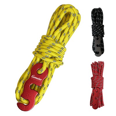 Tent Windproof Rope with S Shaped Fixing Buckle