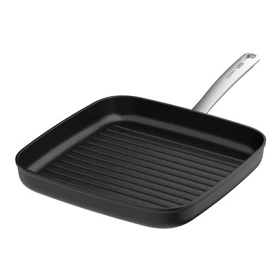 BergHoff Leo Graphite 11" Recycled Alum Ceramic Ns Grill Pan