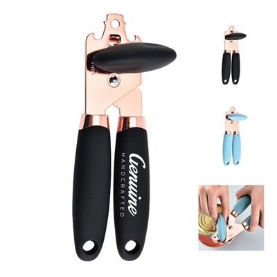 Stainless Steel Can Opener with Non-Slip Handle
