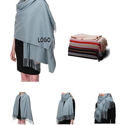 Cozy Wool Wrap Scarf