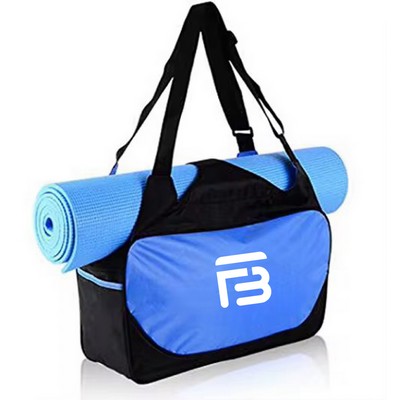 Gym Bag with Yoga Mat Holder