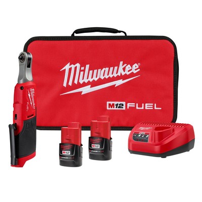 Milwaukee M12 Fuel 1/4" High Speed Ratchet Kit