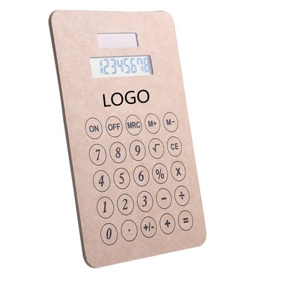 Kraft Paper Solar Calculator