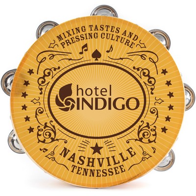 10" Wood Tambourine