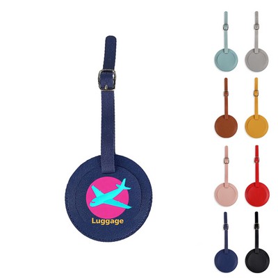 PU Leather Luggage Tag