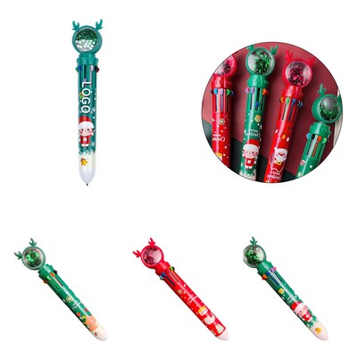 10-in-1 Christmas Ballpoint Pen