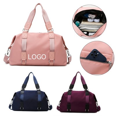 Water Resistant Travel Gym Duffel Bag