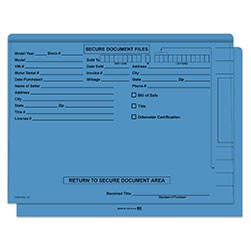 FileRight™ Blue Color Code Deal Jacket Folder