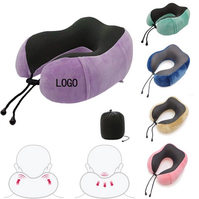 U-Shaped Memory Foam Travel Neck Pillow