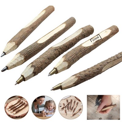 Natural Bark Twig Ballpoint Pen