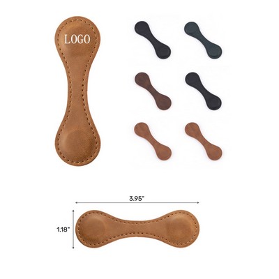 Exquisite Leather Magnetic Bookmark
