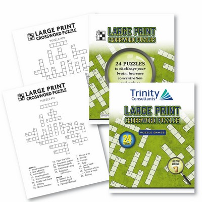 Large Print Crossword Book