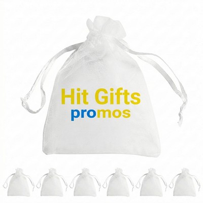 Sheer Organza Drawstring Bags