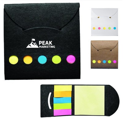 Pocket Sticky Notes Set Flip Cover