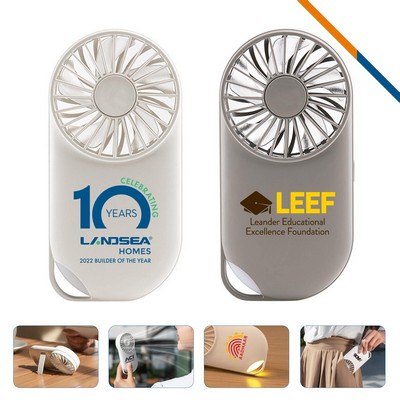 LunaCool 2in1 Night Light Handheld Fan