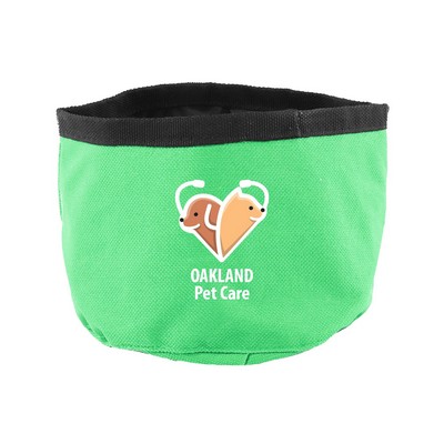 6" Folding Pet Travel Bowl