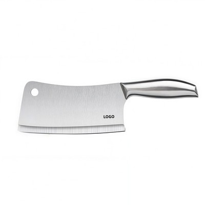 Heavy Duty Stainless Steel Cleaver for Chopping Bones and Home Kitchen Use