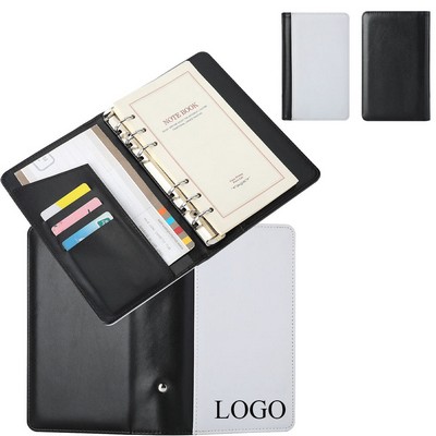 A5 Binder Refillable Planner Notebook With Pockets