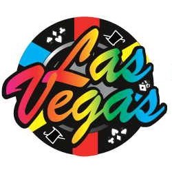 Las Vegas Poker Chip Promotional Magnet w/ Strip Magnet (2 Square Inch)