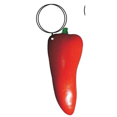 Red Chili Pepper Executive Keychain w/Mirrored Back (8 Square Inch)