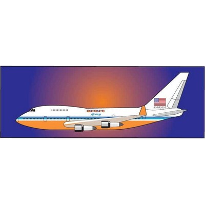 Jet Panoramic Badge w/ Bar Pin